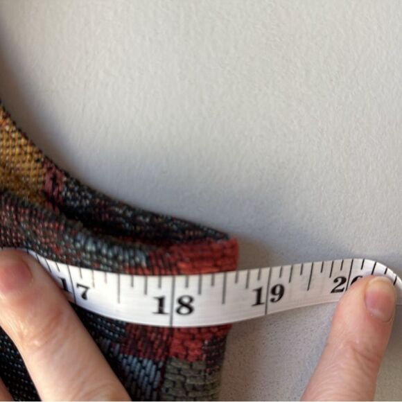 Coldwater Creek Vest Aztec Western Tapestry Patchwork - Picture 5 of 6